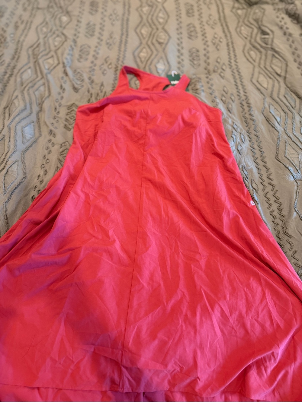 HALARA Red High-Low Racerback Swing Dress - Picture 2 of 5